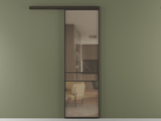 Перегородка Формато вдоль стены 1 створка