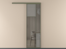 Перегородка Mosaic вдоль стены 1 створка