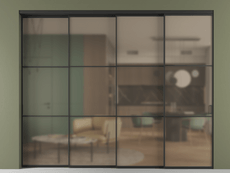 Перегородка Formato внутри проёма телескопик синхро 3