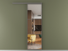 Перегородка Formato вдоль стены 1 створка