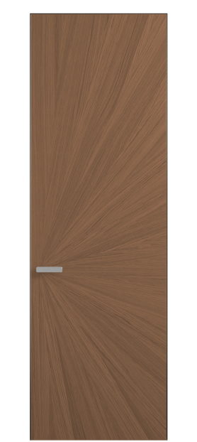 Дверь межкомнатная 0206 ДСРМР Дуб серый матовый. Цвет Дуб серый матовый рифт. Материал Радиальный шпон НатурВуд. Коллекция Рифт. Картинка.