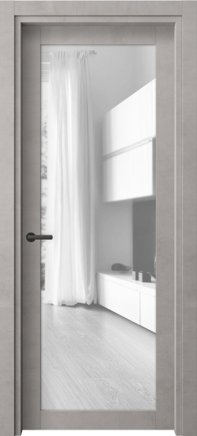Дверь межкомнатная 2102 neo ЛСЕ ПРОЗ. Цвет Леон серебро. Материал Teknofoil Ламинатин. Коллекция Neo. Картинка.